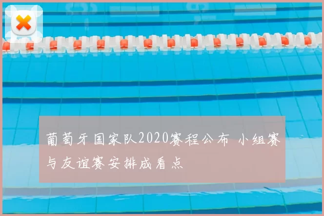 葡萄牙国家队2020赛程公布 小组赛与友谊赛安排成看点